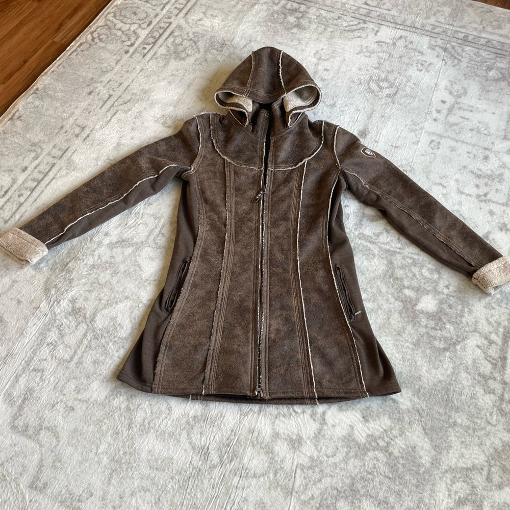 Kuhl Brown Hooded Jacket